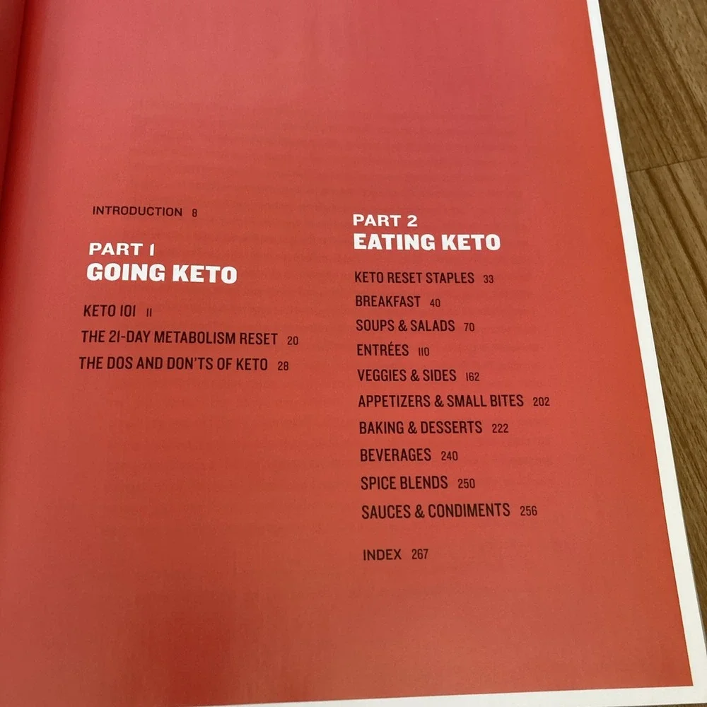Mark Sisson The Keto Reset Diet Cookbook Hardcover Book Nutrition Healthy Living